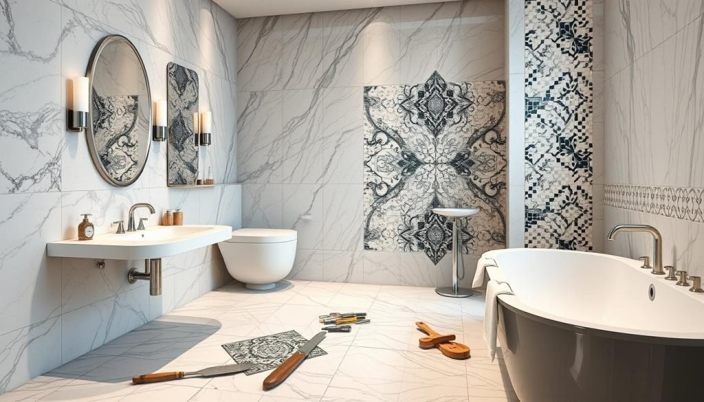 Bathroom tile installation costs and labor expenses