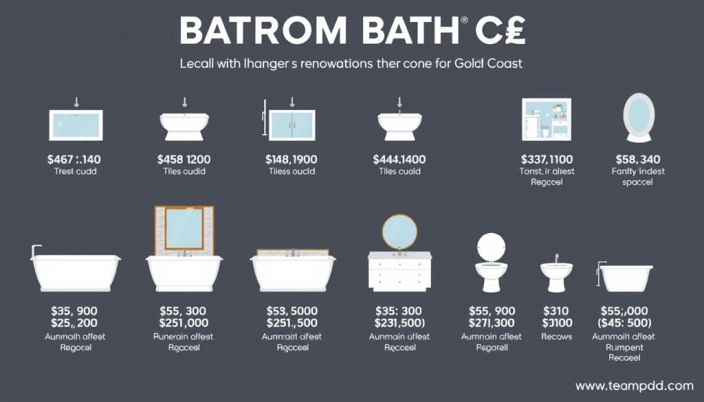 cost estimates for different bathroom sizes