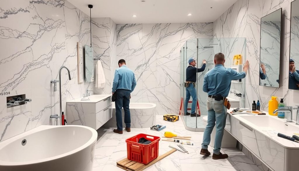labor costs in bathroom renovations