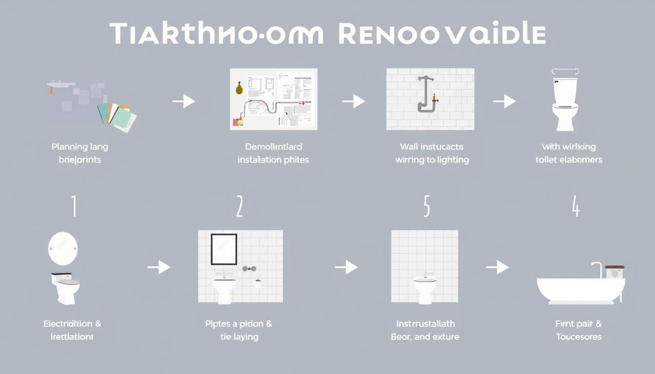 In what order should you renovate a bathroom?