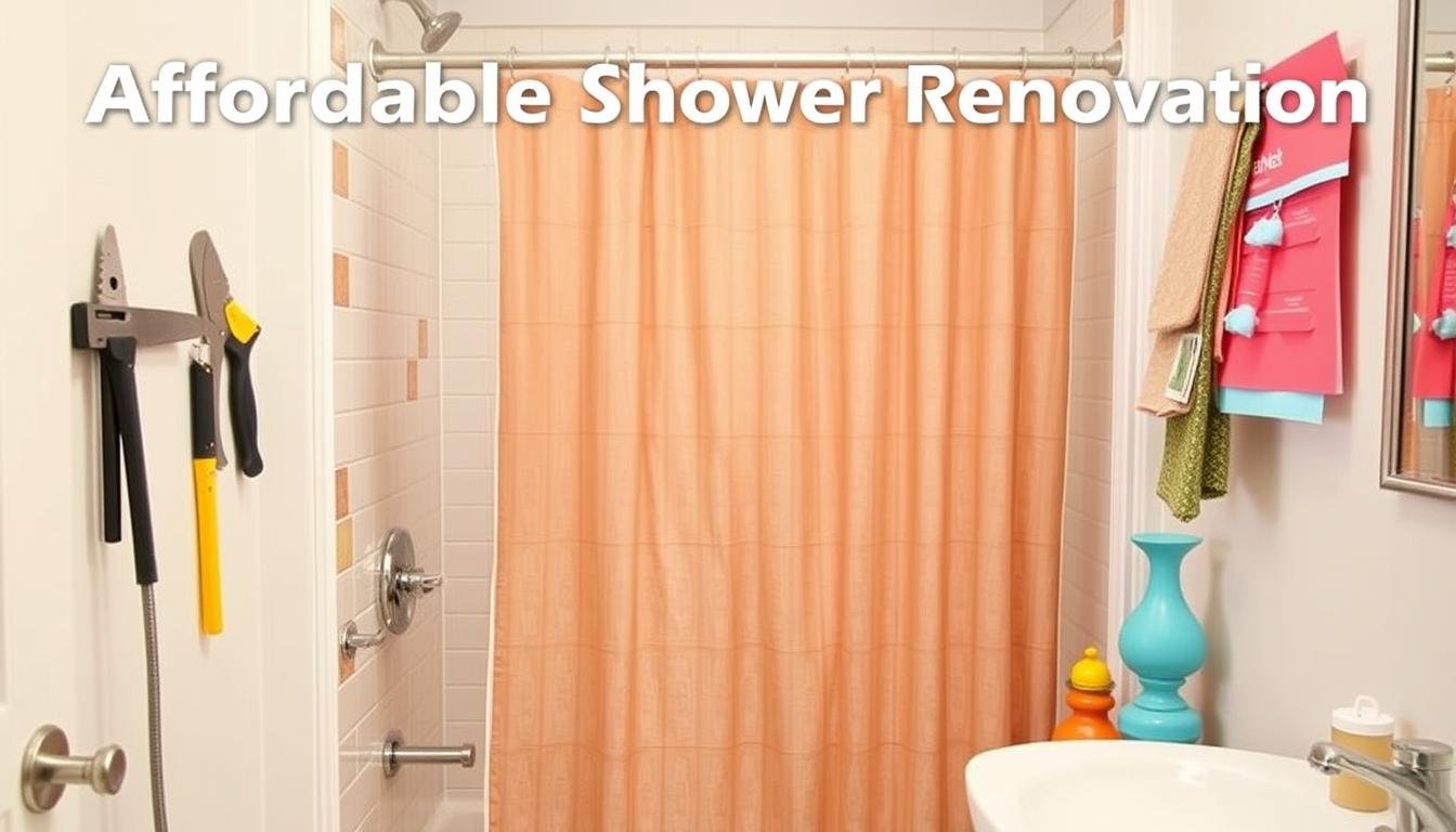What is the least expensive way to redo a shower?