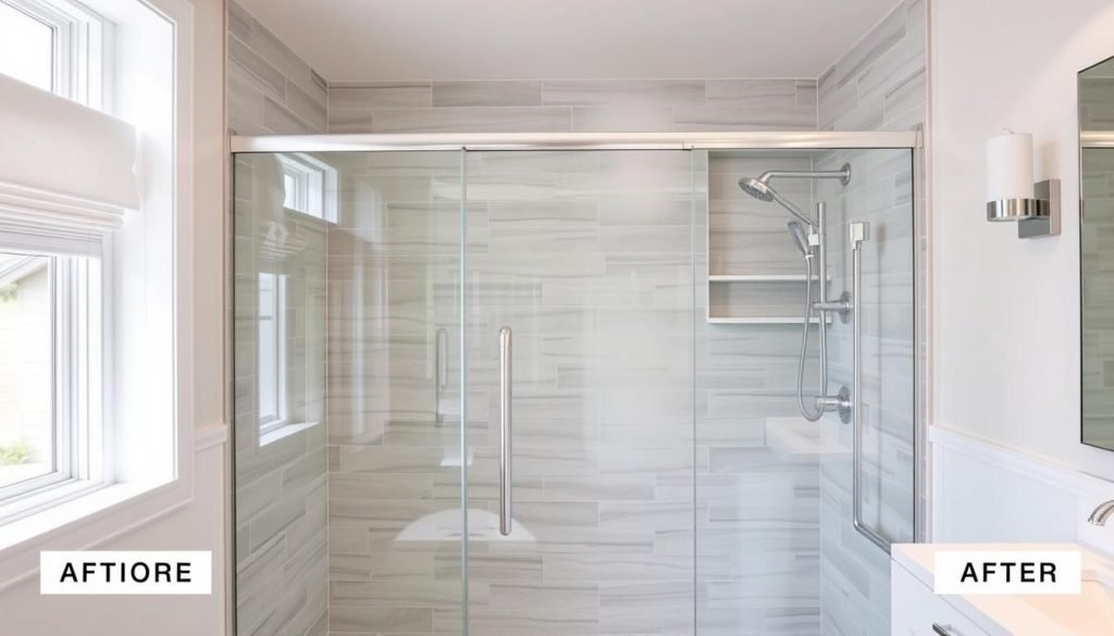 complete shower overhaul