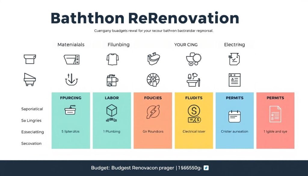 cost categories for bathroom renovation