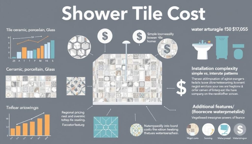 factors influencing shower tile cost