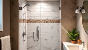What is the least expensive way to redo a shower?