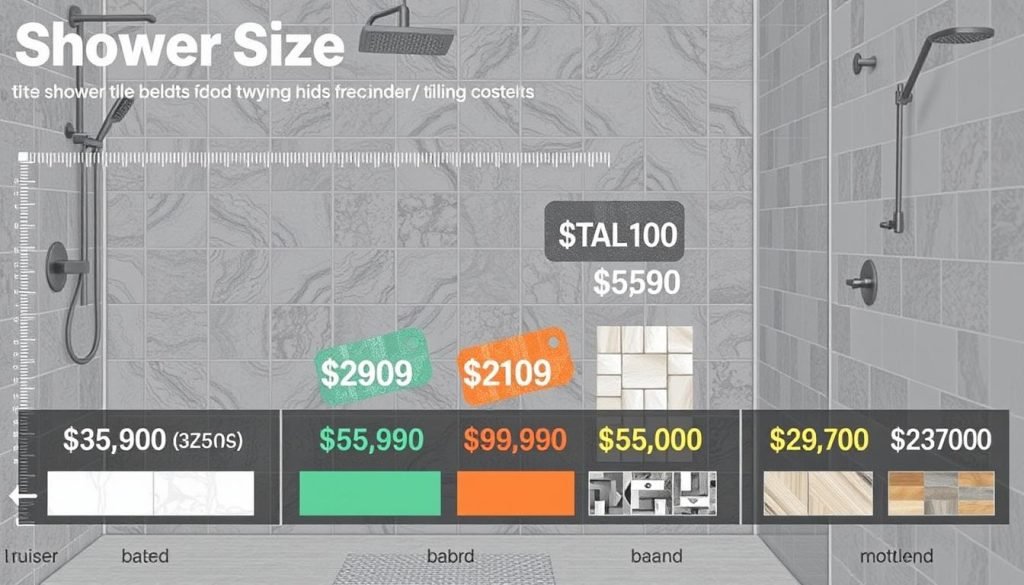 shower tiling estimate