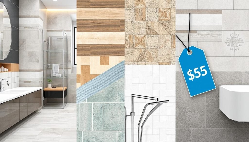 tile material costs related to ceramic and porcelain tiles