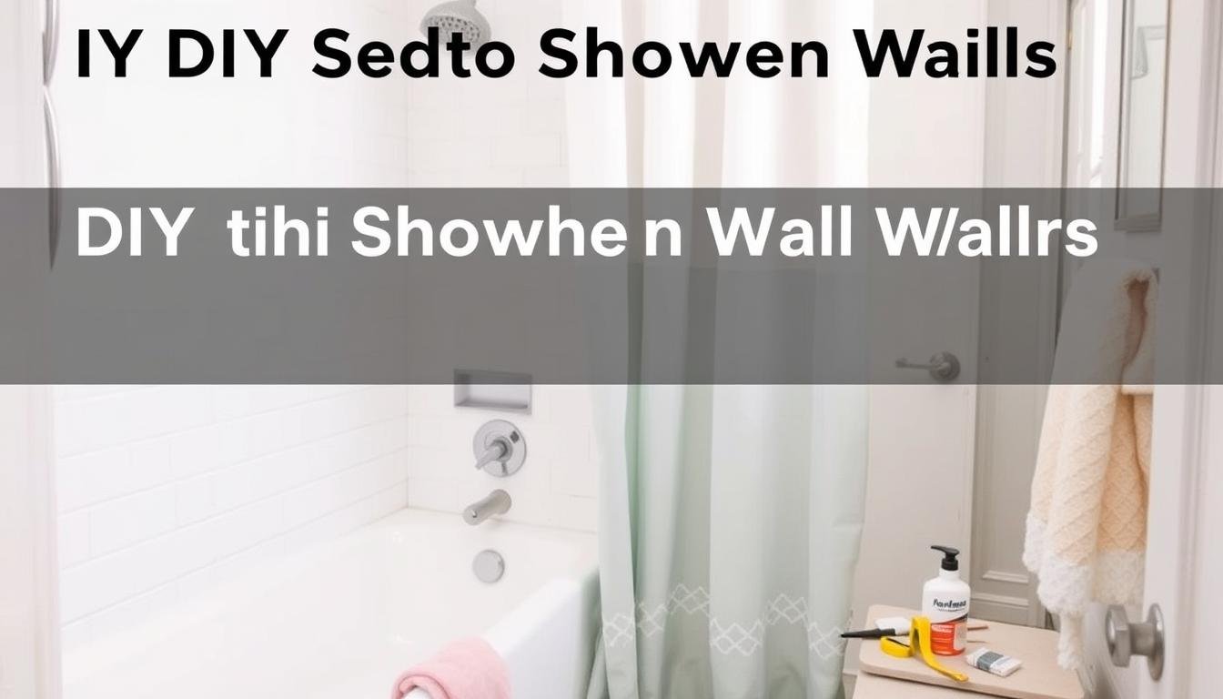 What is the cheapest way to redo shower walls?