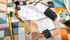 How much does it cost to tile a 5×7 bathroom?